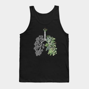 Lung Anatomy / Cancer Awareness 2 Tank Top